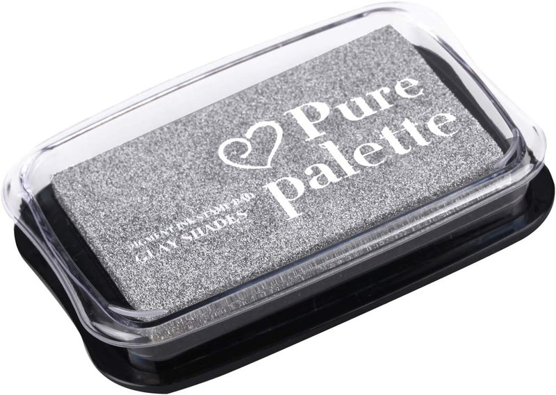 Fstaor Large Silver Ink Pad for Rubber Stamps, 4×2.6 inch Ink Pads Permanent for Paper Wood Fabric - Image 1
